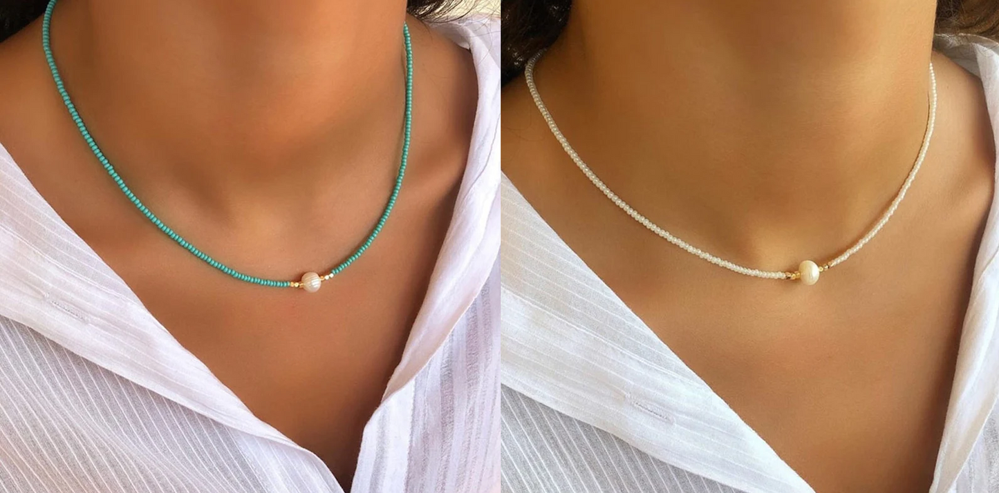 WW | Necklace With Natural Pearls