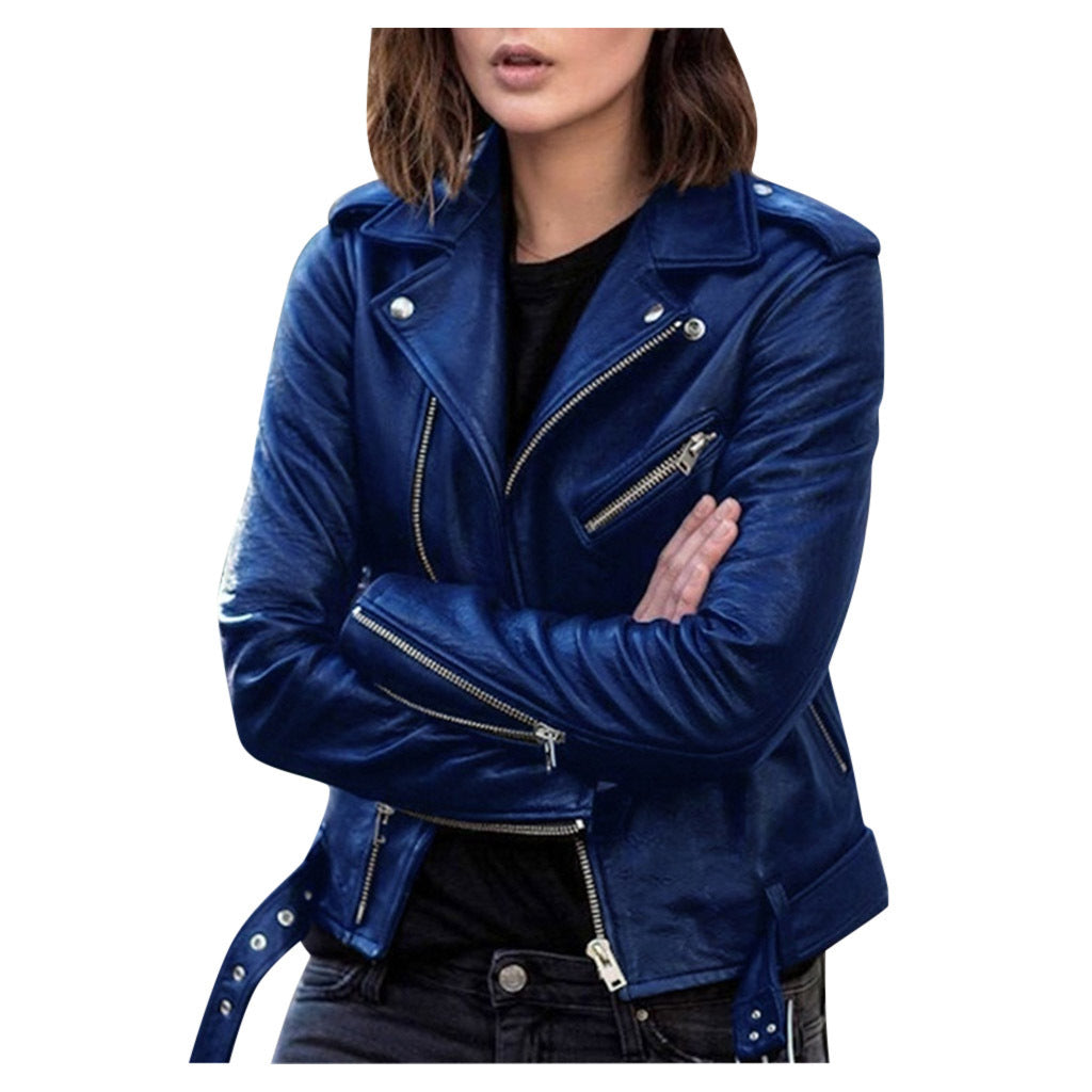 WW | Damen Reißverschluss Jacke - Biker-Stil