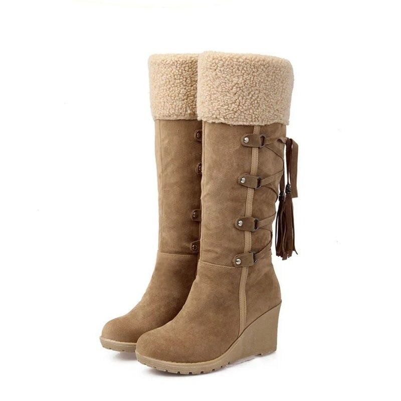 WW | Women's Boots Fur Tip Pixie Plum