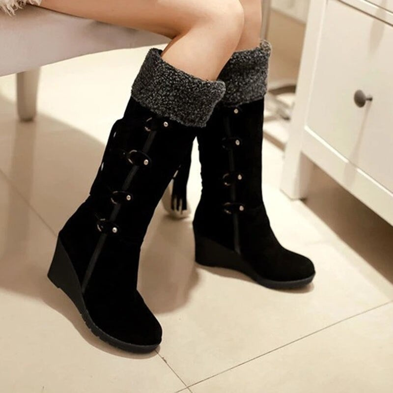 WW | Women's Boots Fur Tip Pixie Plum