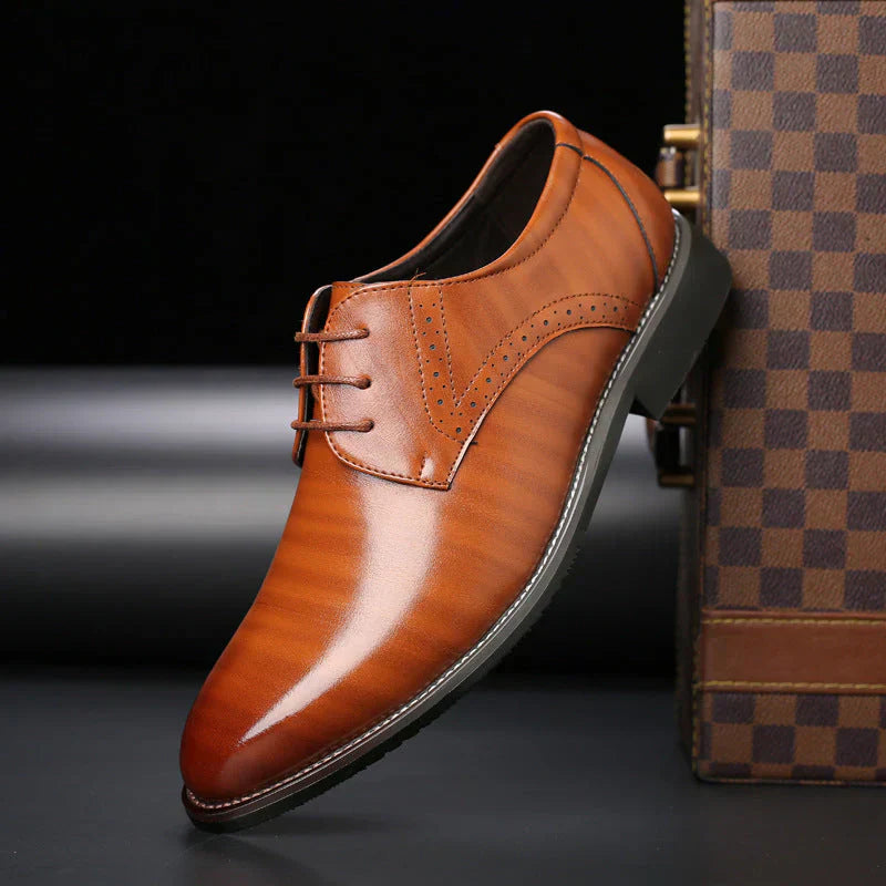 WW | Schuhe Anzugschuhe Aus Leder Klassische Passform Brogue Details Schnürung