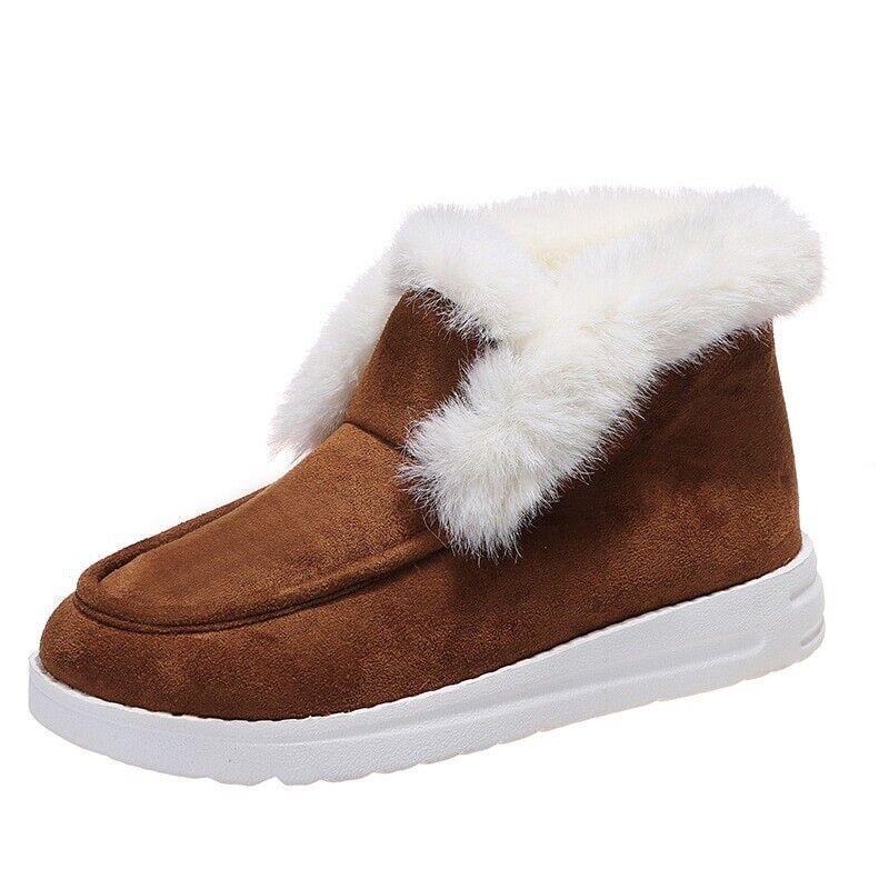 WW | Winter Mokassins - Wildleder Slip-On Mokassins mit Fellfutter