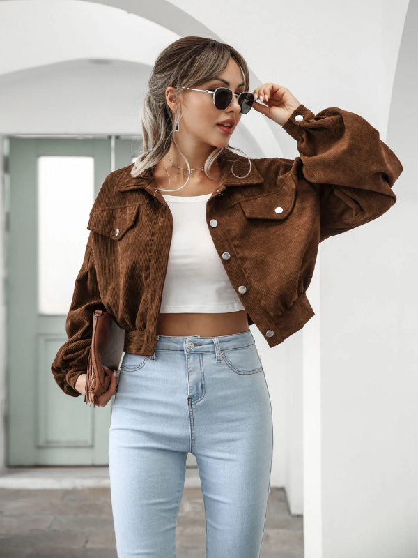 WW | Cropped Bomber Jacket Cool & Stylish
