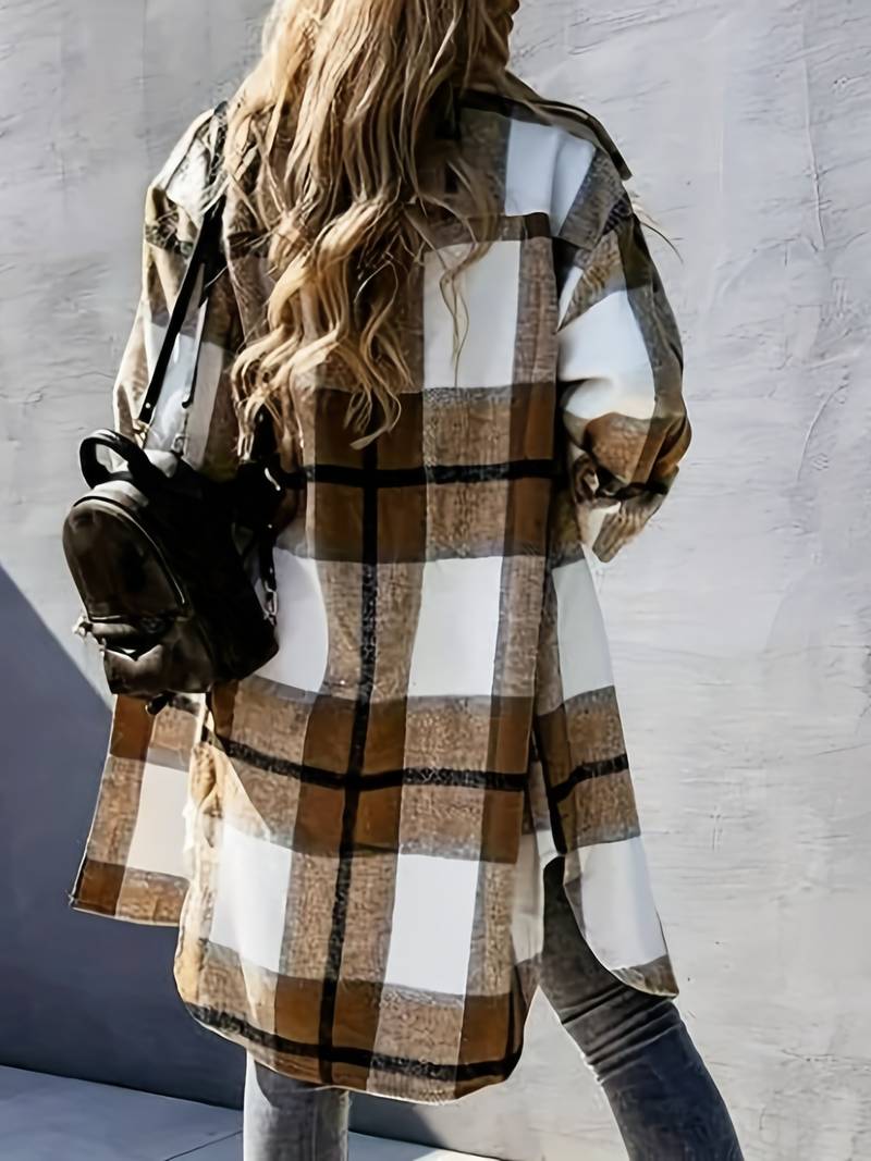 WW | Plaid Shirt Jacket Coat