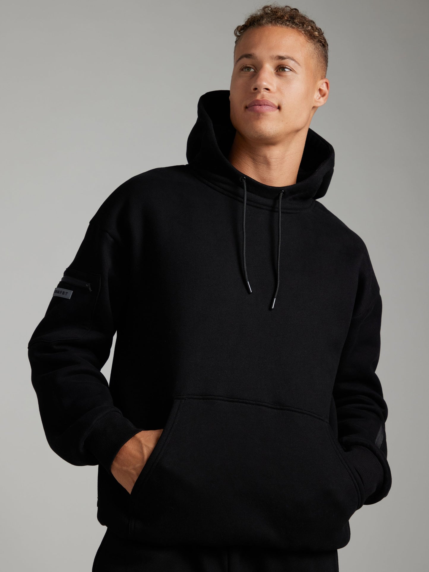 WW | Cozy travel hoodie with airplane mode graphic
