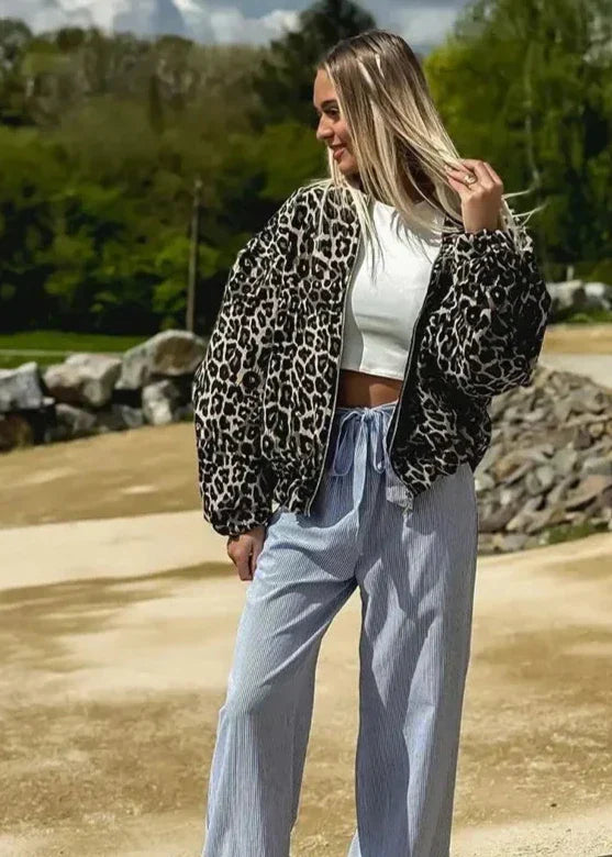 WW | Leoparden Bomberjacke