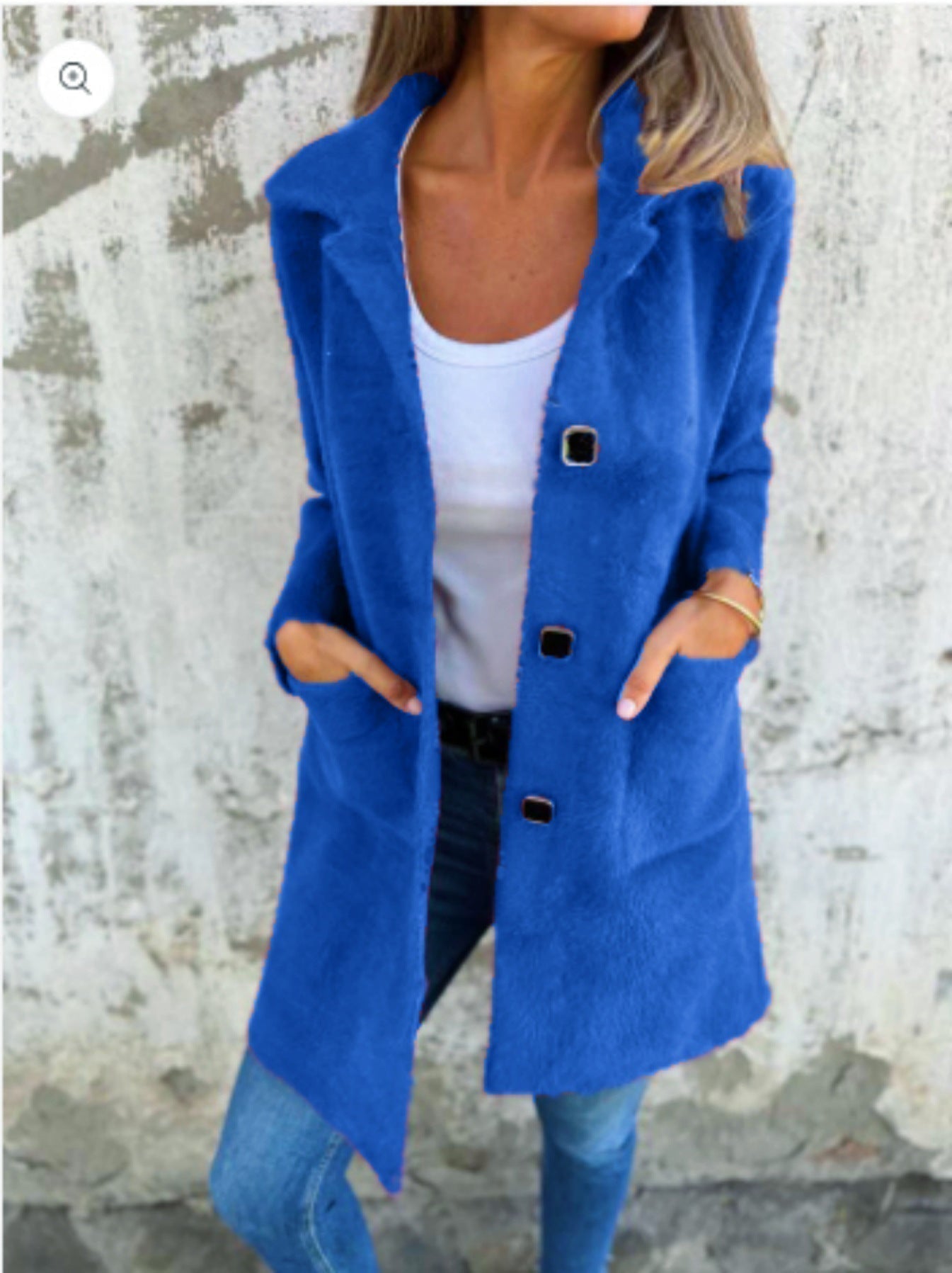 WW | Long jacket with buttons