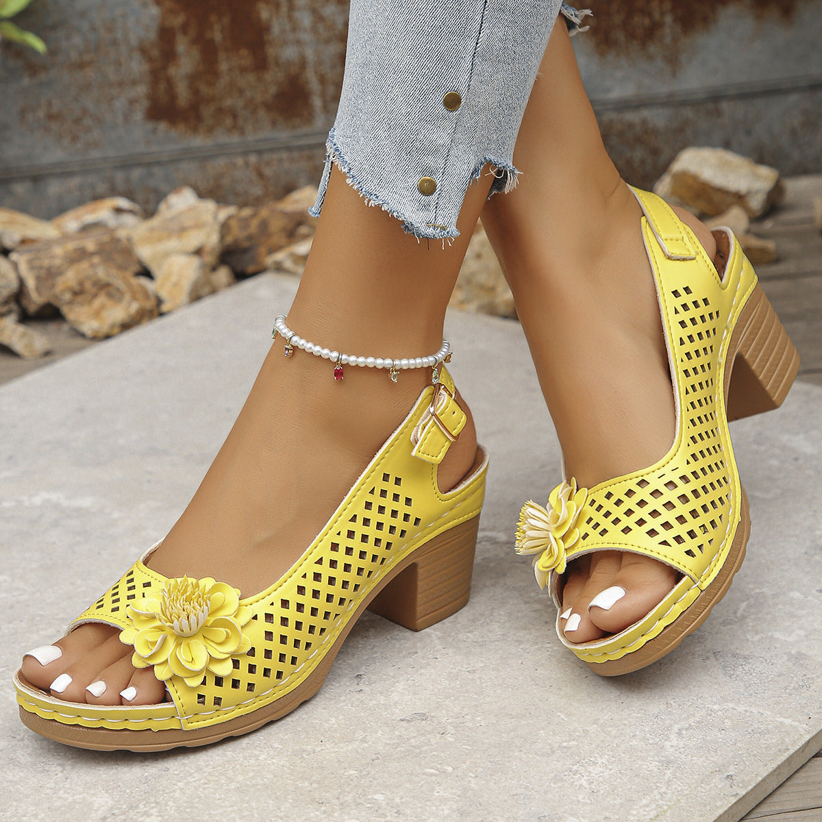 Kalani™ | Chic Floral Sandals