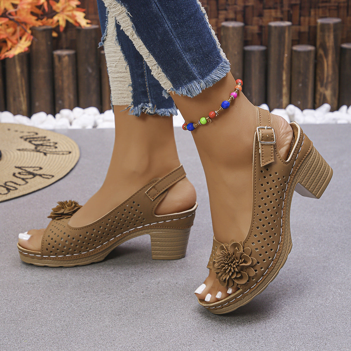 Kalani™ | Chic Floral Sandals