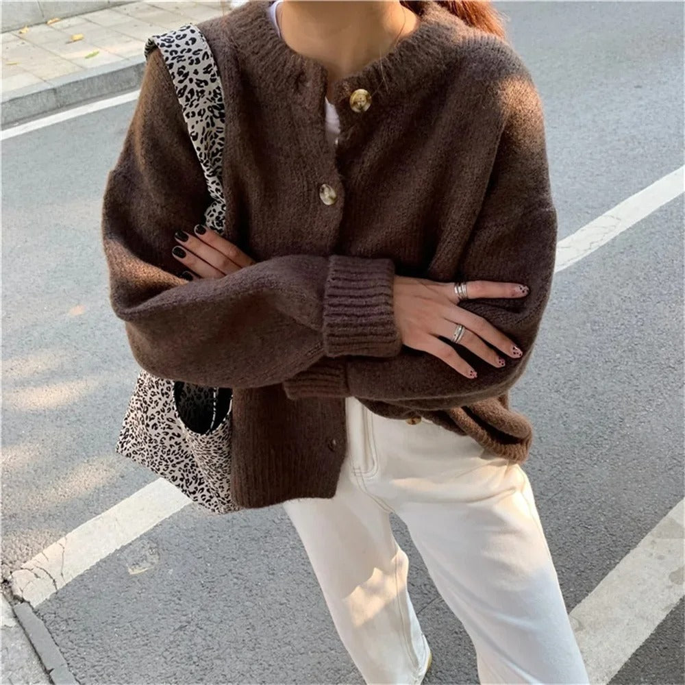 WW | Kuschelige legere Strickjacke