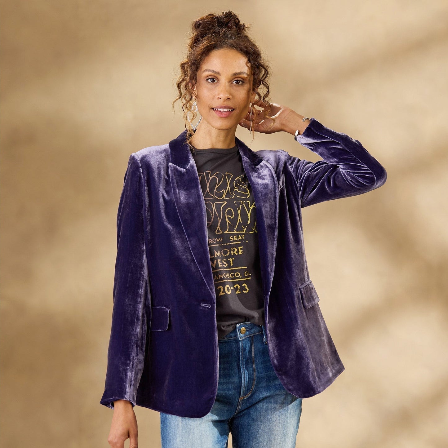 WW | Embroidered Velvet Autumn Jacket