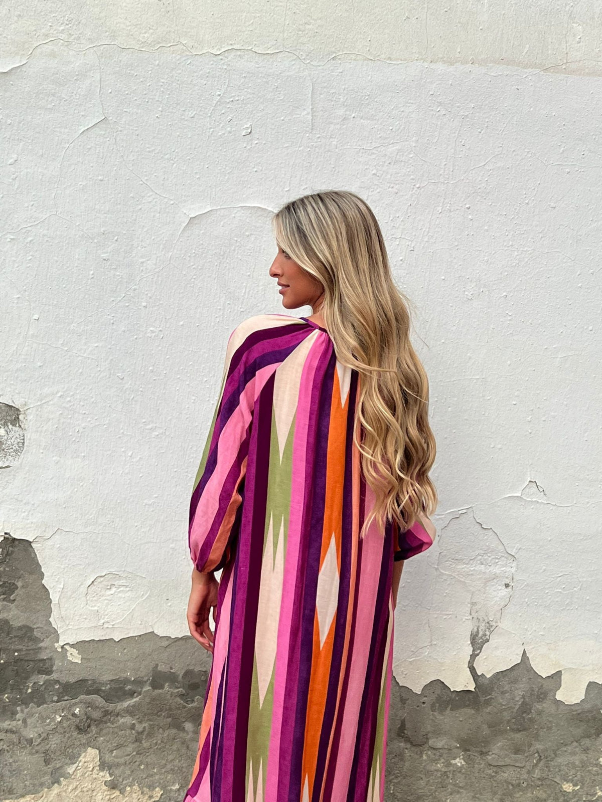 LUNARA™ | Pink Mykonos Dress