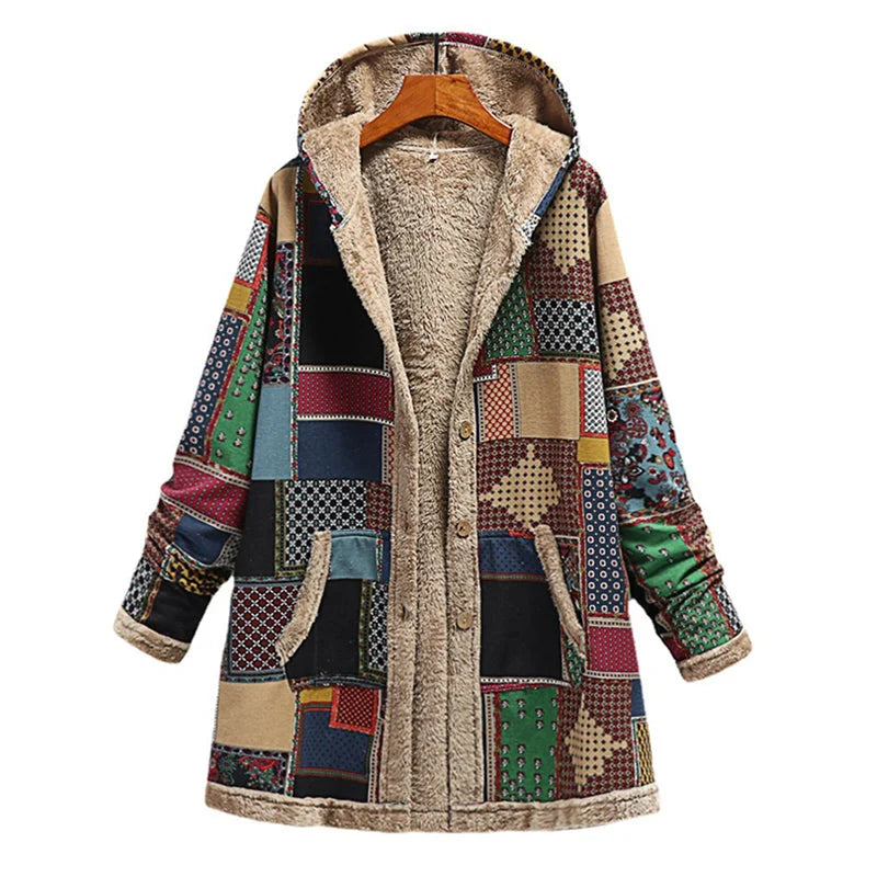 WW | Vintage-Jacke mit Kapuze