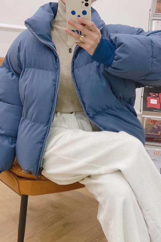 WW | und vielseitige schlanke lockere kurze Baumwolljacke