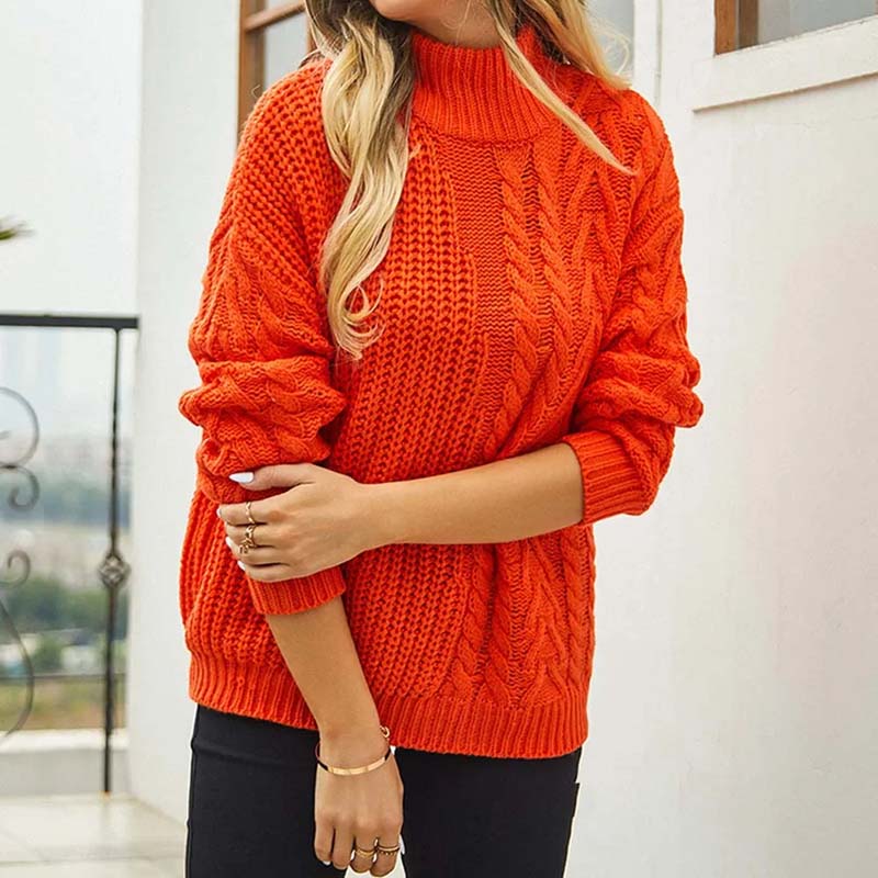 WW | Twisted Knit Sweater with a Stylish Look