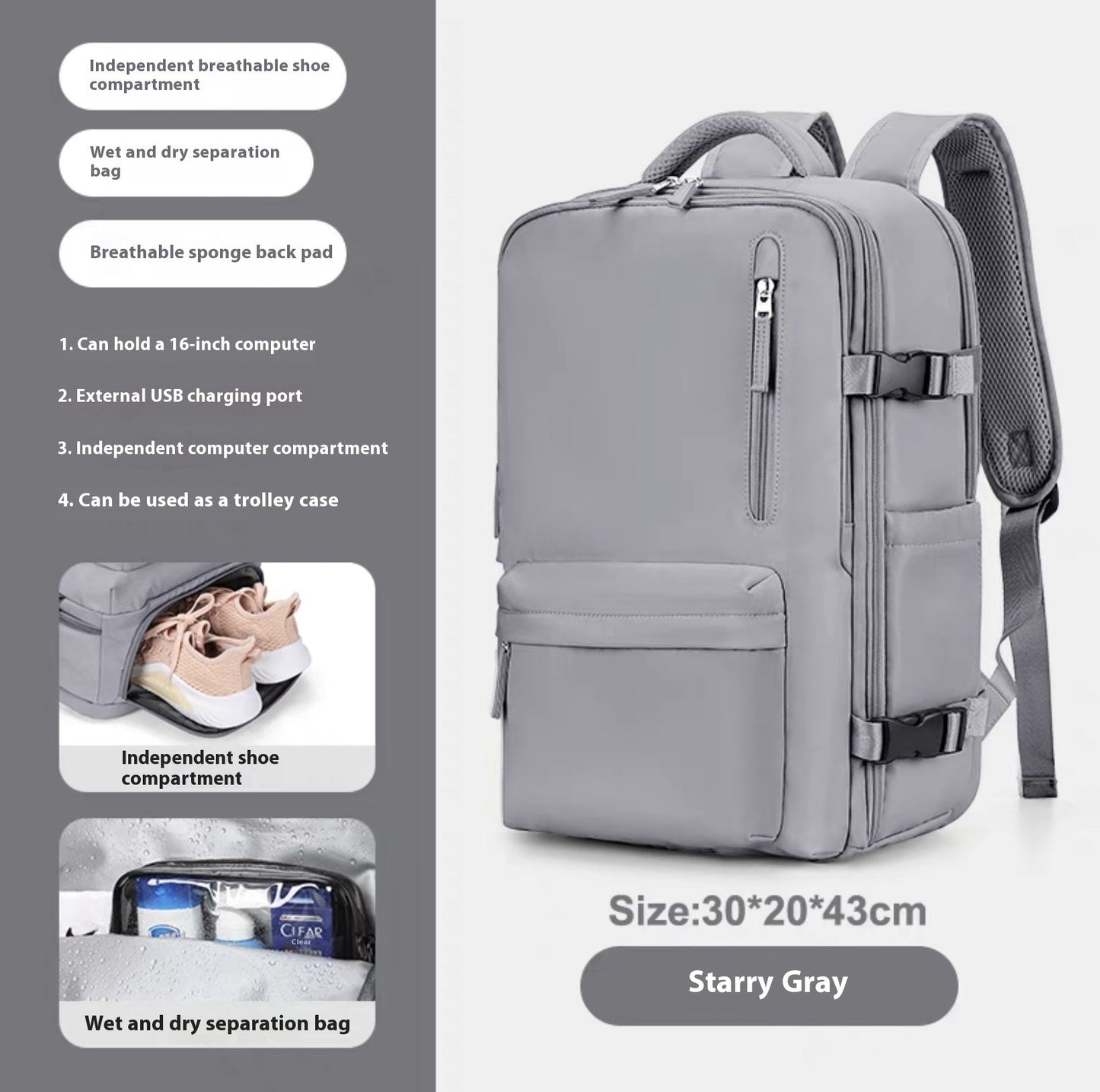 WW | Spacious Versatile Backpack
