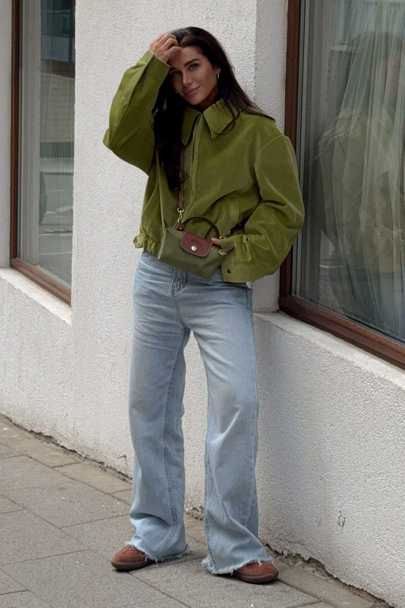 WW | Velvet Baseball Style Jacket