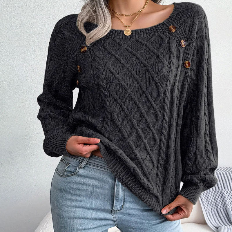 WW | Pullover Aus Gedrehtem Strick mit Modernem Design
