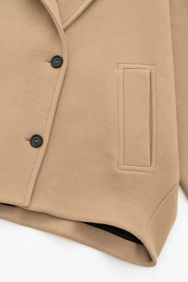 WW | Passform Kurze Wollmischjacke