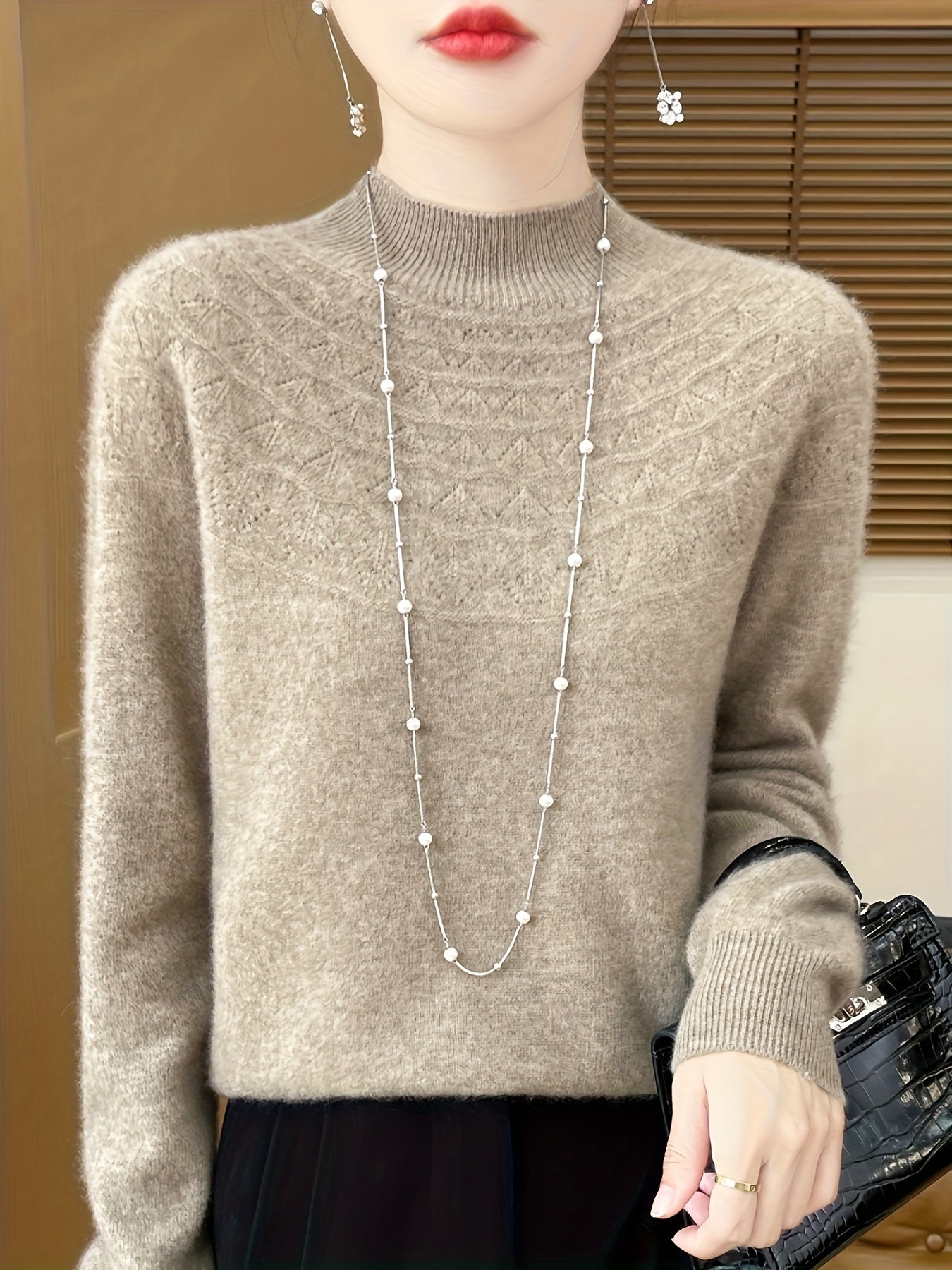 WW | Wollstrickpullover Pullover Damen - Für den Alltag
