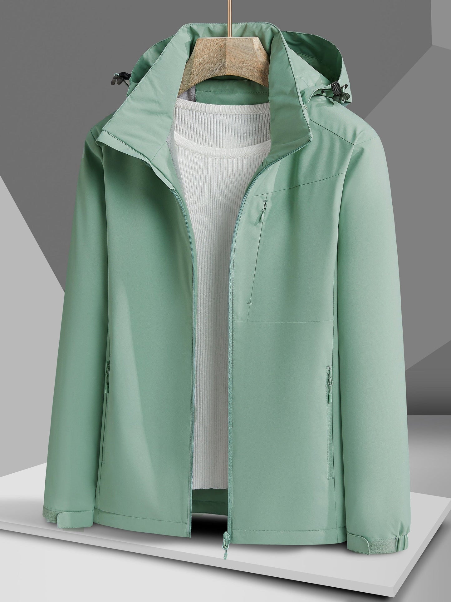 WW |  wasserdichte Fleece-Winterjacke mit Kapuze für Damen - Perfekt für Outdoor-Aktivitäten