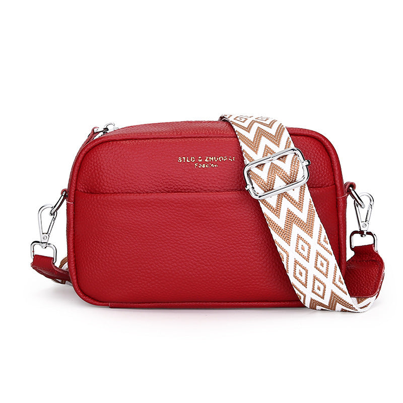 WW | Schlichte Schultertasche Aus Veganem Leder Im Kleinen Quadratischen Format