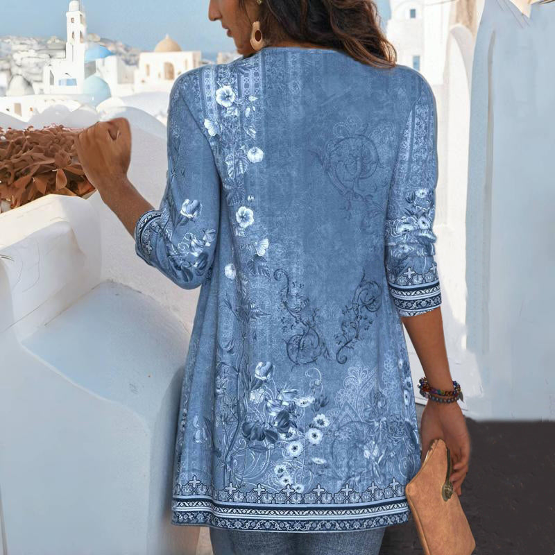 WW | Floral Print Strickjacke