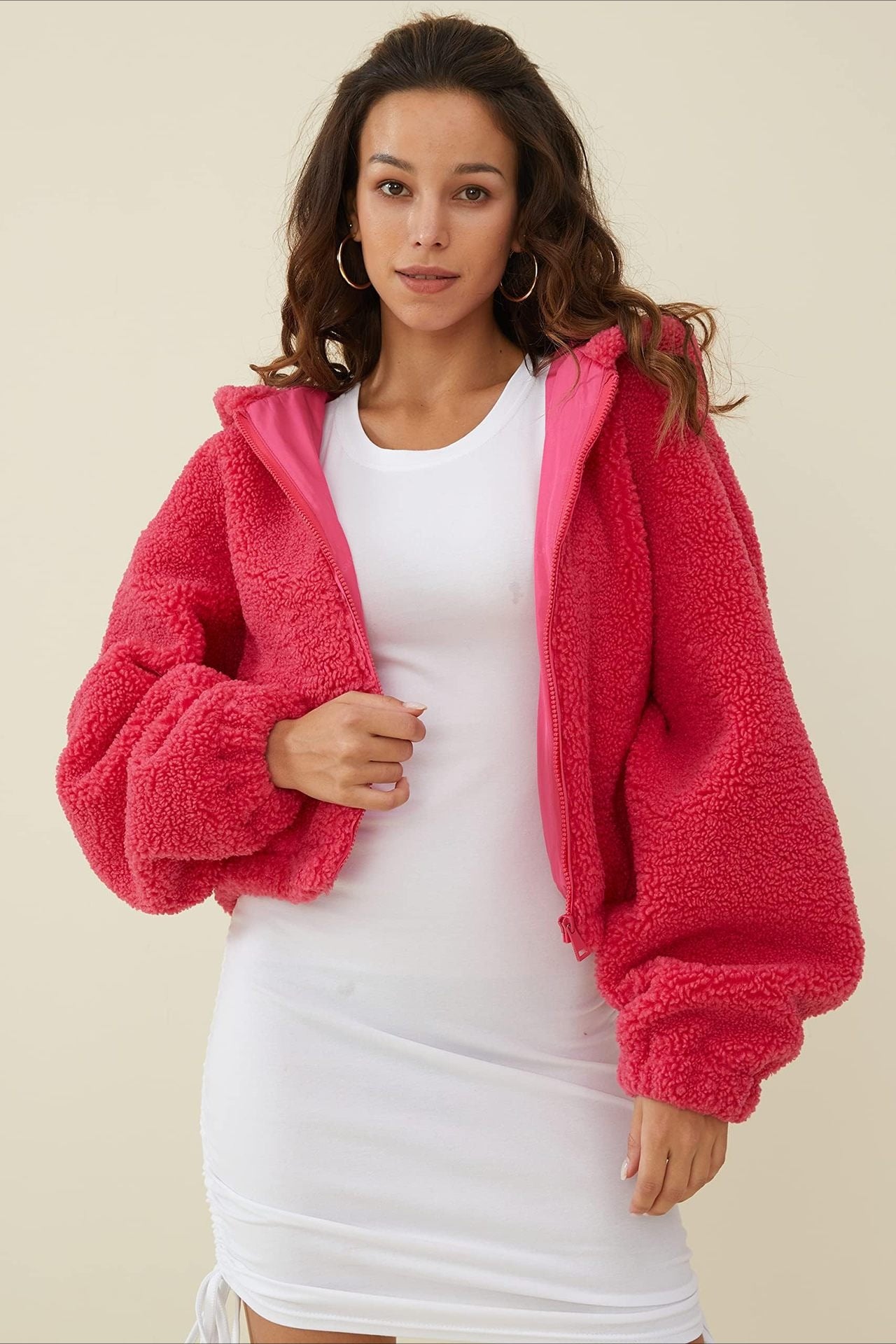 WW | Hooded Zip Short Jacket