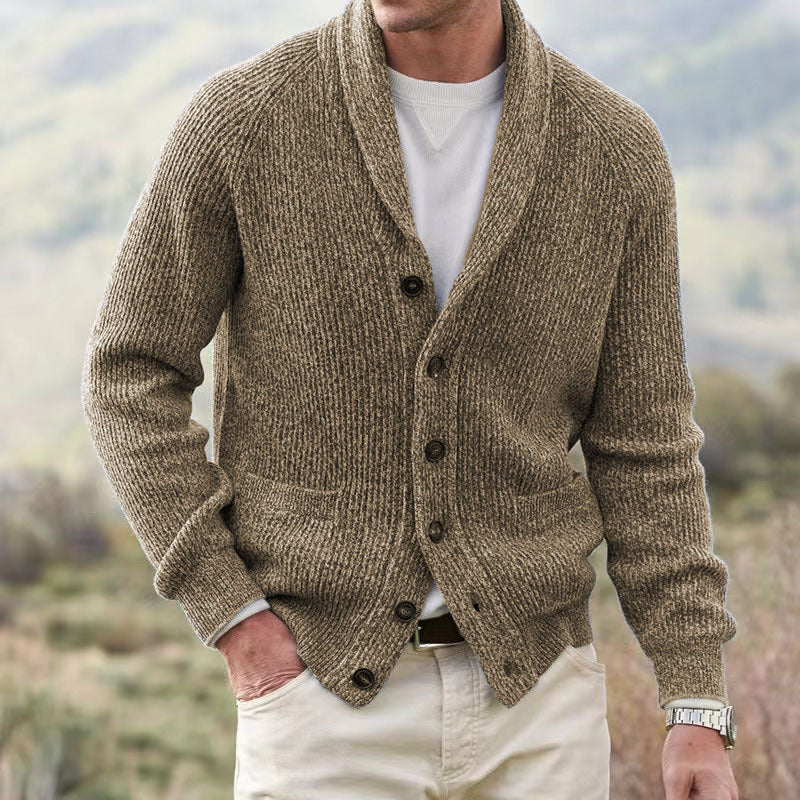 WW | Klassische Wollstrickjacke für Männer