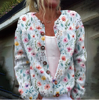 WW | 3D Digitally Printed Cardigan for Women