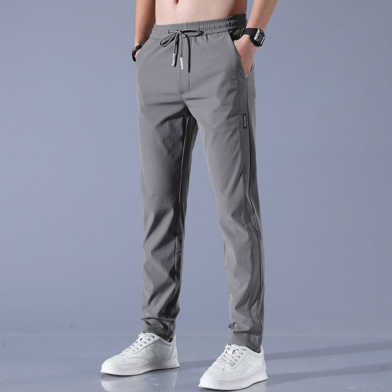 WW | Atmungsaktive Gerade Sporthose Aus Sommer Eis Seide Für Herren