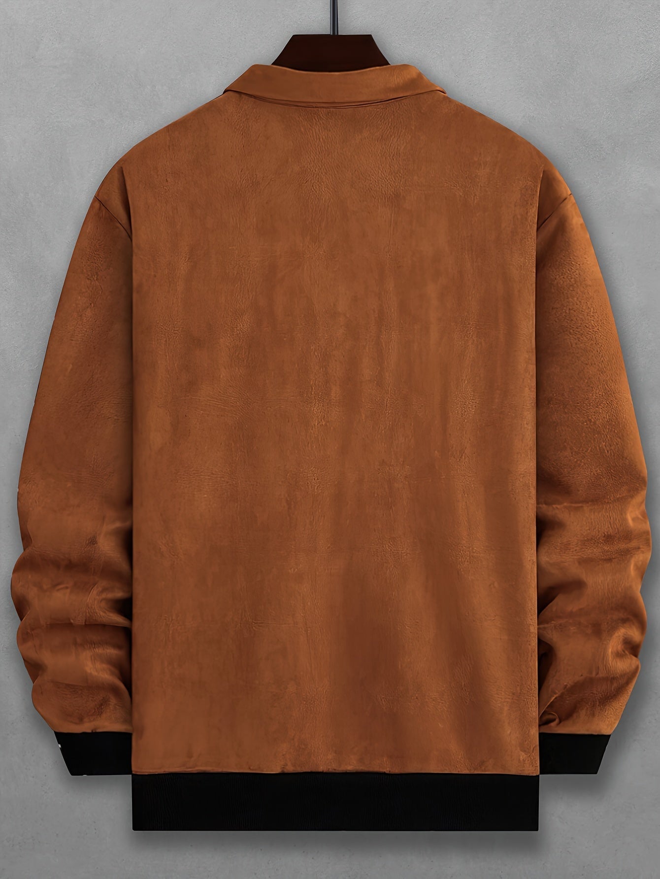 WW |  Einfarbige Warme Fleece Bedruckte Winterjacke Für Herren - Ideal für Winter