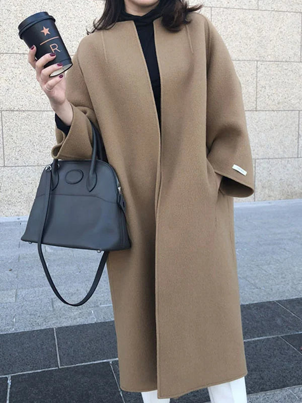 WW | Woll-Trenchcoat-Jacke für Damen