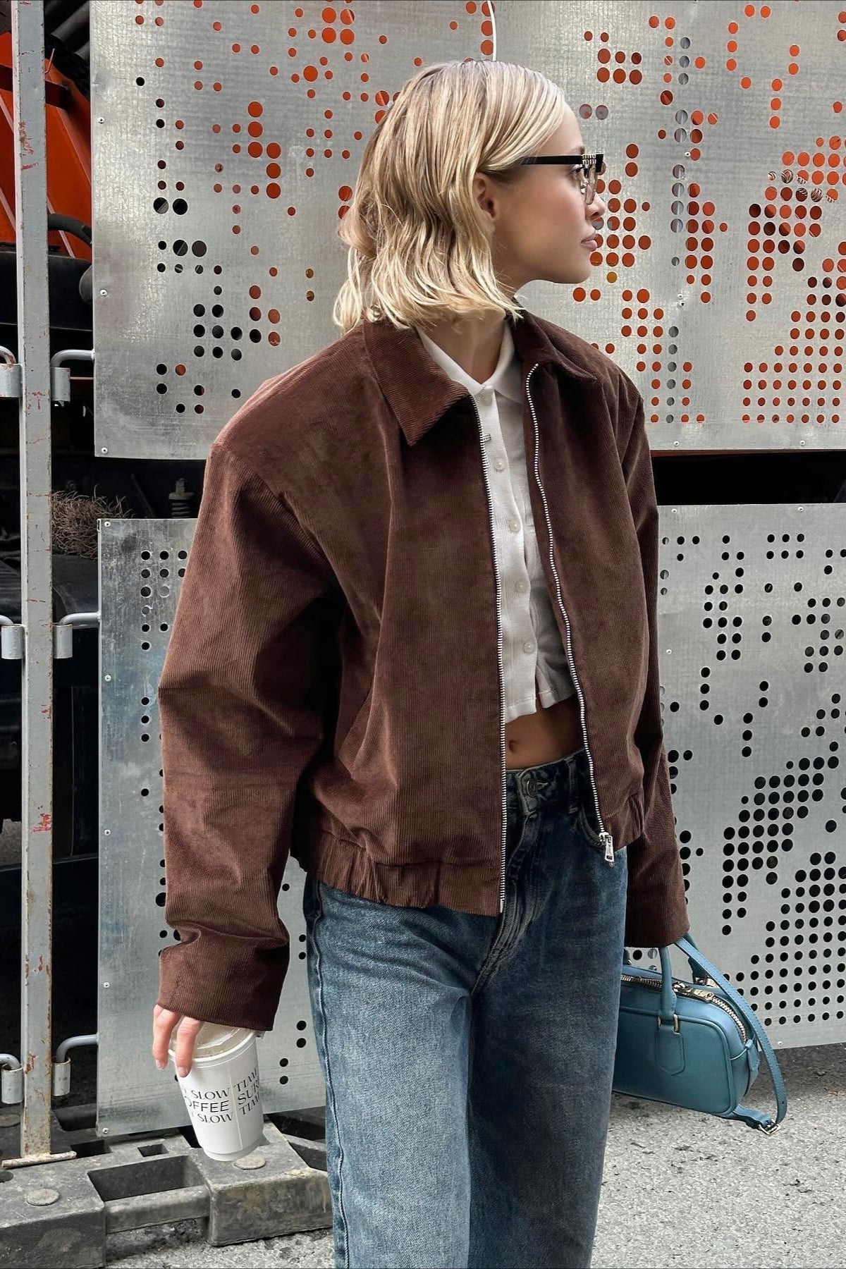 WW | Corduroy-Kragenjacke
