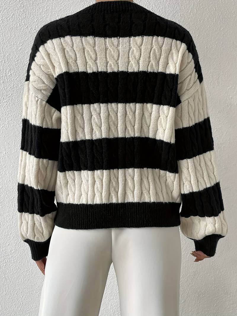 WW | Striped V-Neck Jumper Autumn/Winter