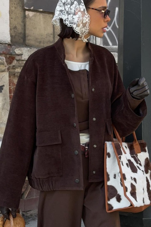 WW | Collar single-breasted jacket