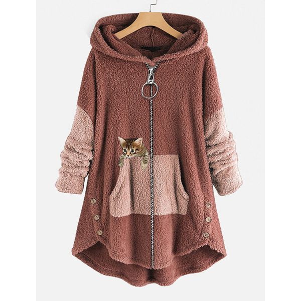 WW | Fleecejacke mit Kapuze
