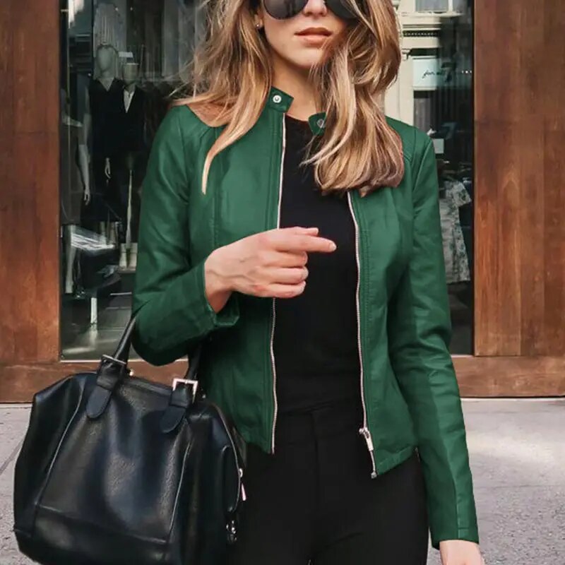 WW | Klassische Lederjacke für Damen