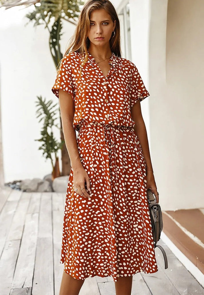 WW | Flowy Boho Stil Kleid