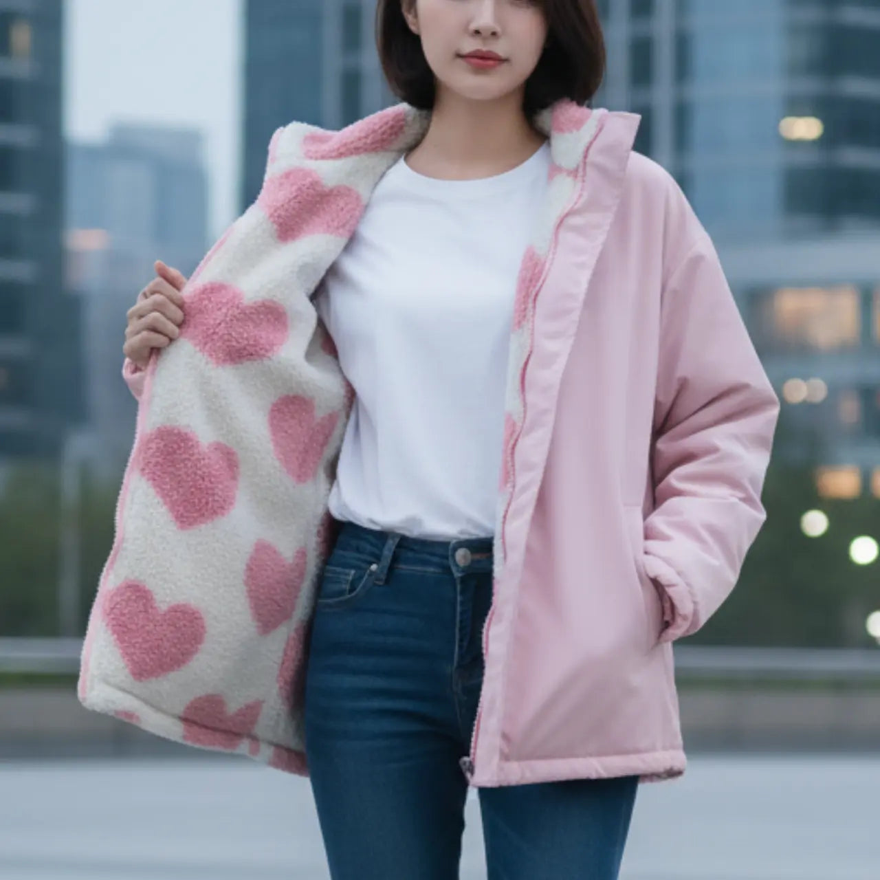 WW | Fashionable women's winter jacket for cozy-chic looks