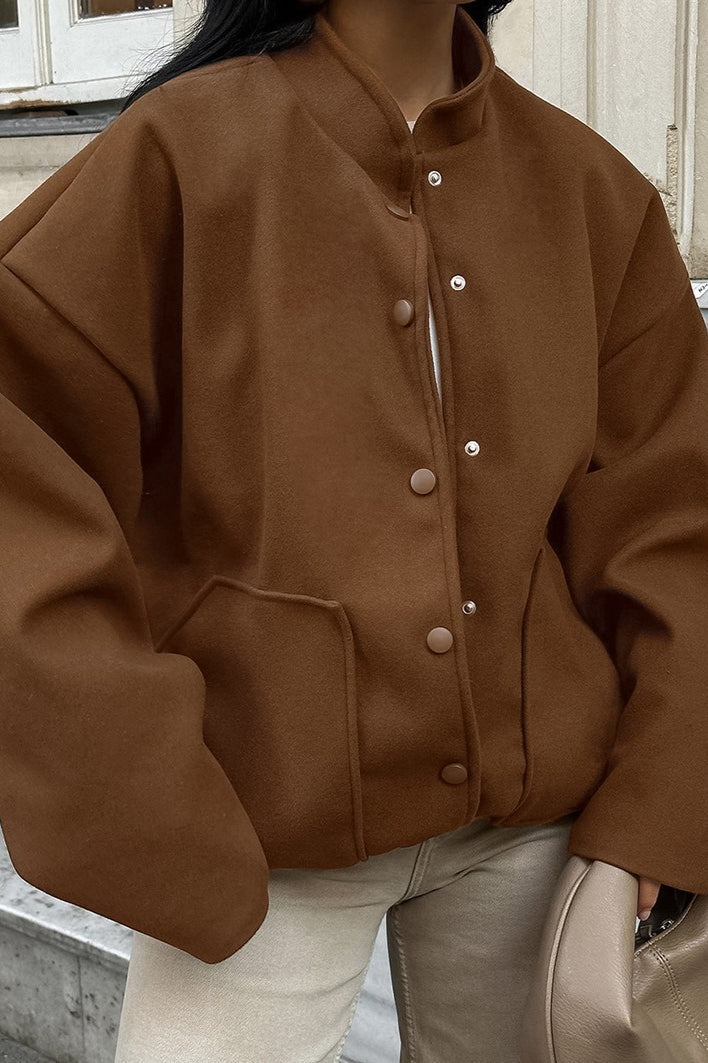 WW | Wollen Stehkragenjacke