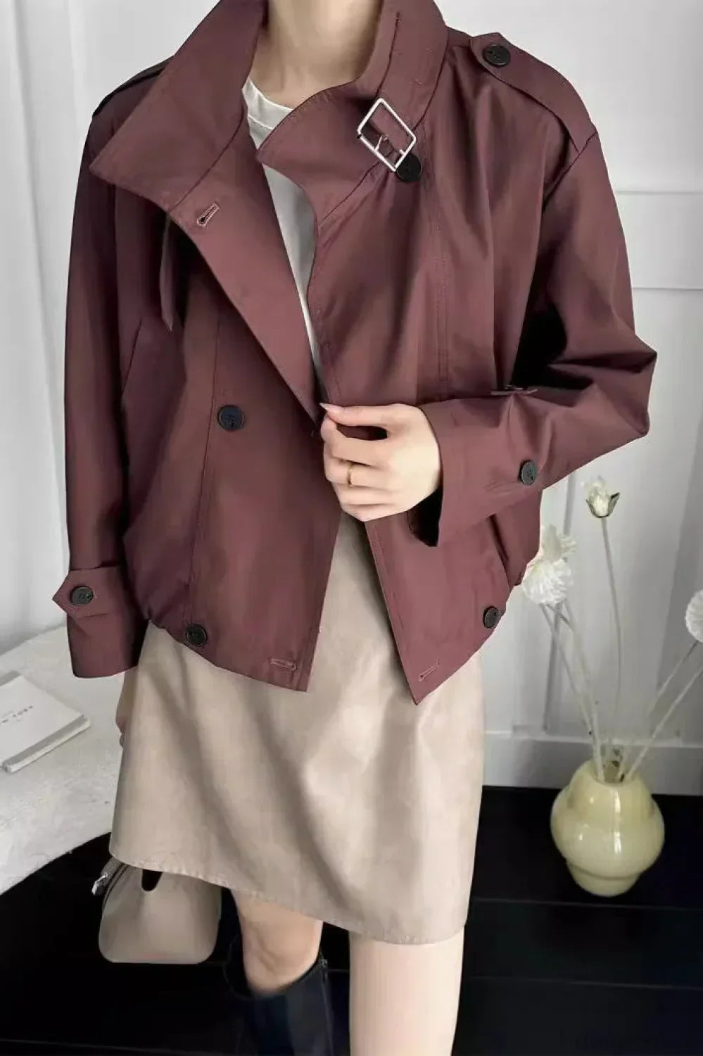 WW | Cropped Casual Loose Jacket