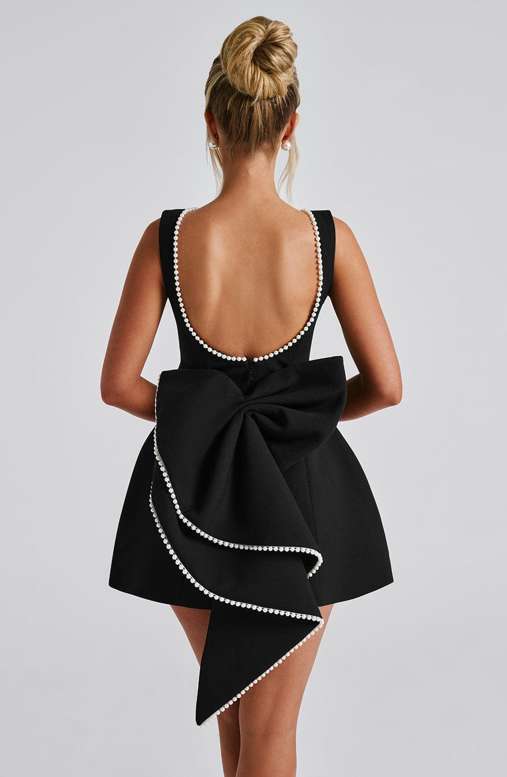 Gliona™ | Dress with Pearl Trim