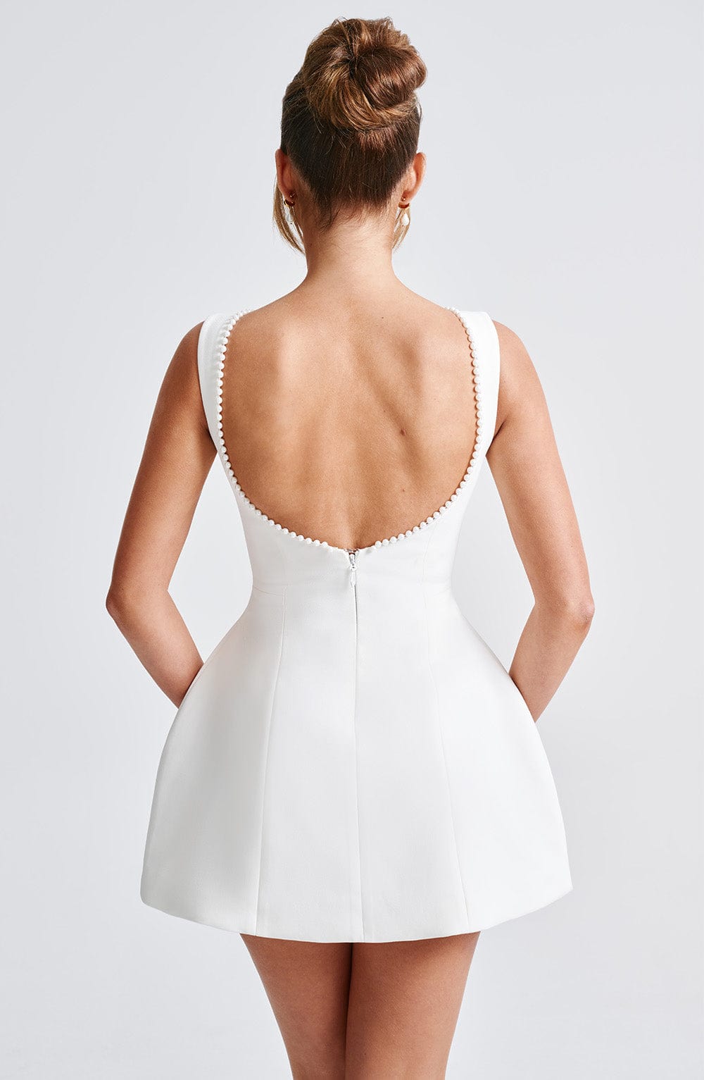 Gliona™ | Dress with Pearl Trim