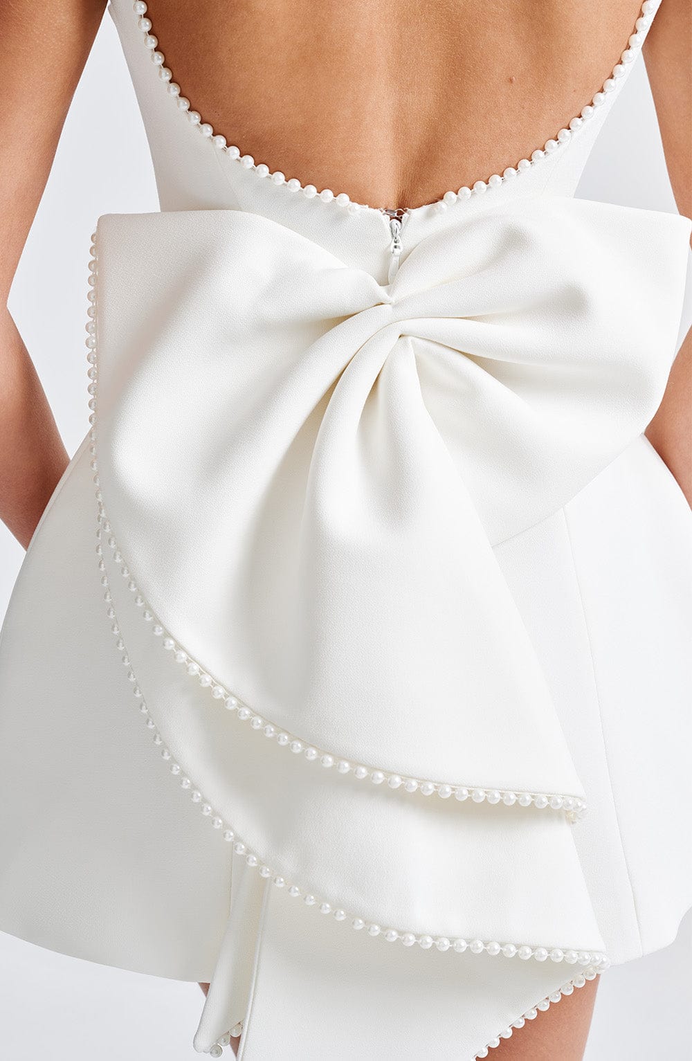 Gliona™ | Dress with Pearl Trim