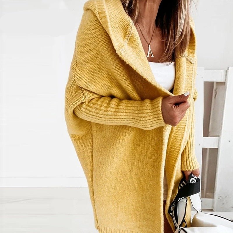 WW | Cozy Women's Cardigan - Soft Knit Jacket, Warm & Comfortable, Perfect for Fall & Winter