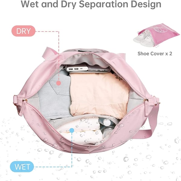 WW | Versatile, Waterproof, and Spacious Tote Bag Your Partner for Travel and the Gym