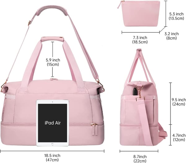 WW | Versatile, Waterproof, and Spacious Tote Bag Your Partner for Travel and the Gym