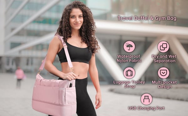 WW | Versatile, Waterproof, and Spacious Tote Bag Your Partner for Travel and the Gym