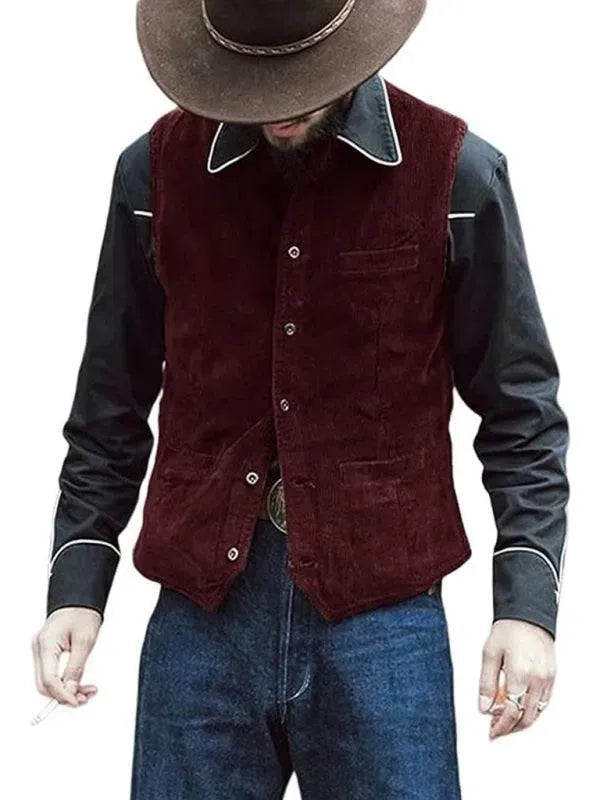WW | Casual Vest V-Neck Men's Vests